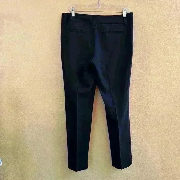 Alice + Olivia “Employed” Wool Single Pleat Cuffed And Cropped Pants Size 4 EUC! - Picture 2 of 7